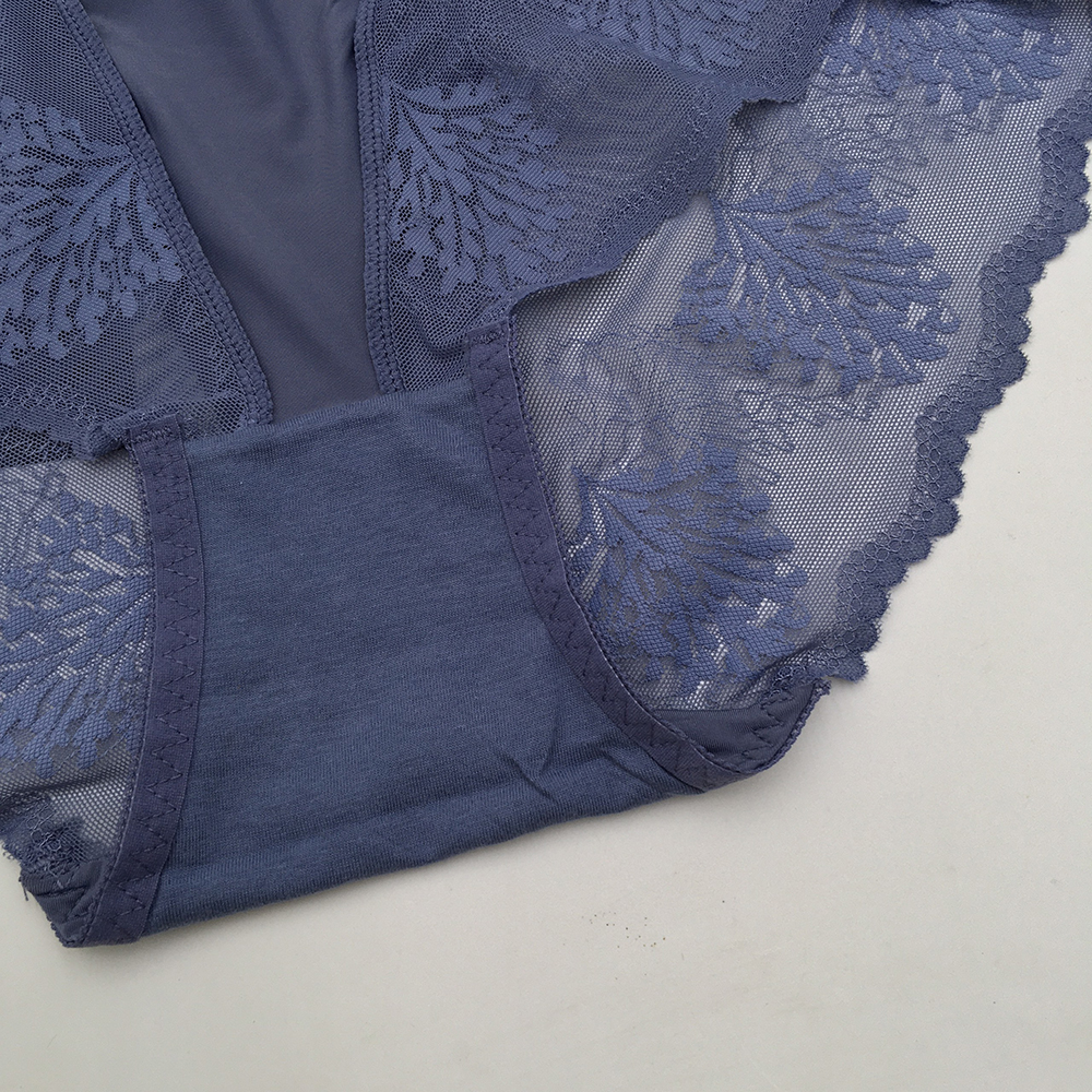 Quần lót nữ ren pha cotton lạnh mềm mại, nâng mông, kháng khuẩn,co giãn 4 chiều, ôm sát cơ thể cao cấp