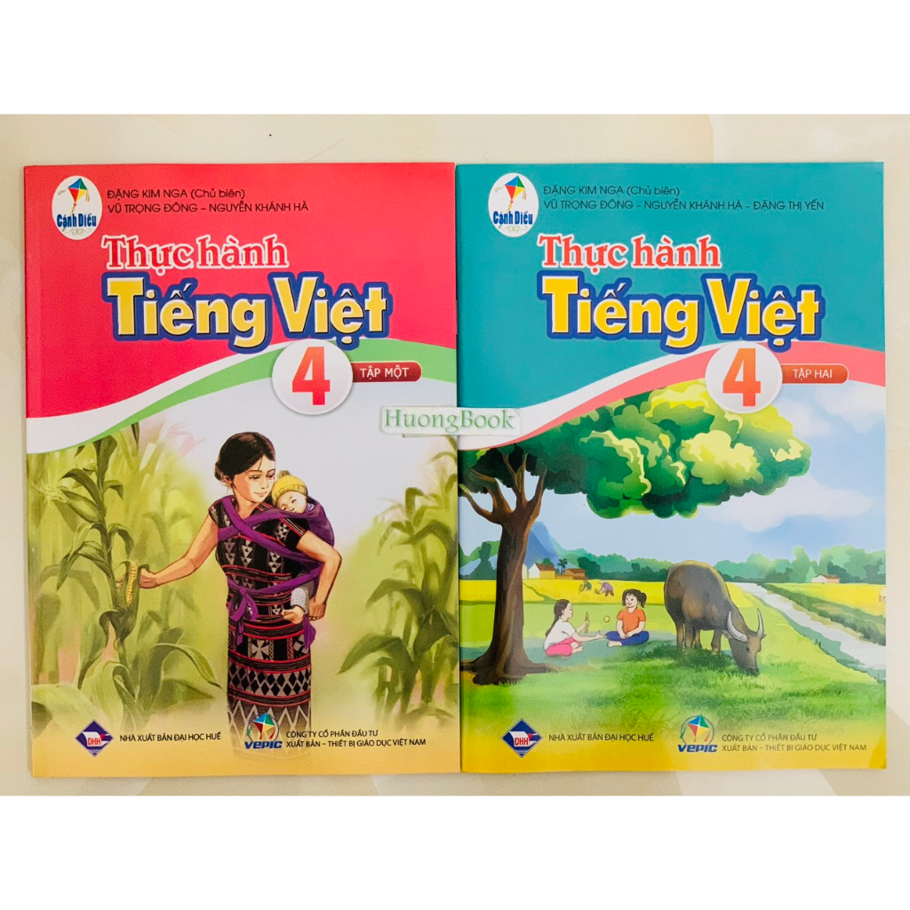 Sách - Combo Thực hành tiếng việt 4 - tập 1 + 2 ( cánh diều ) (BT)