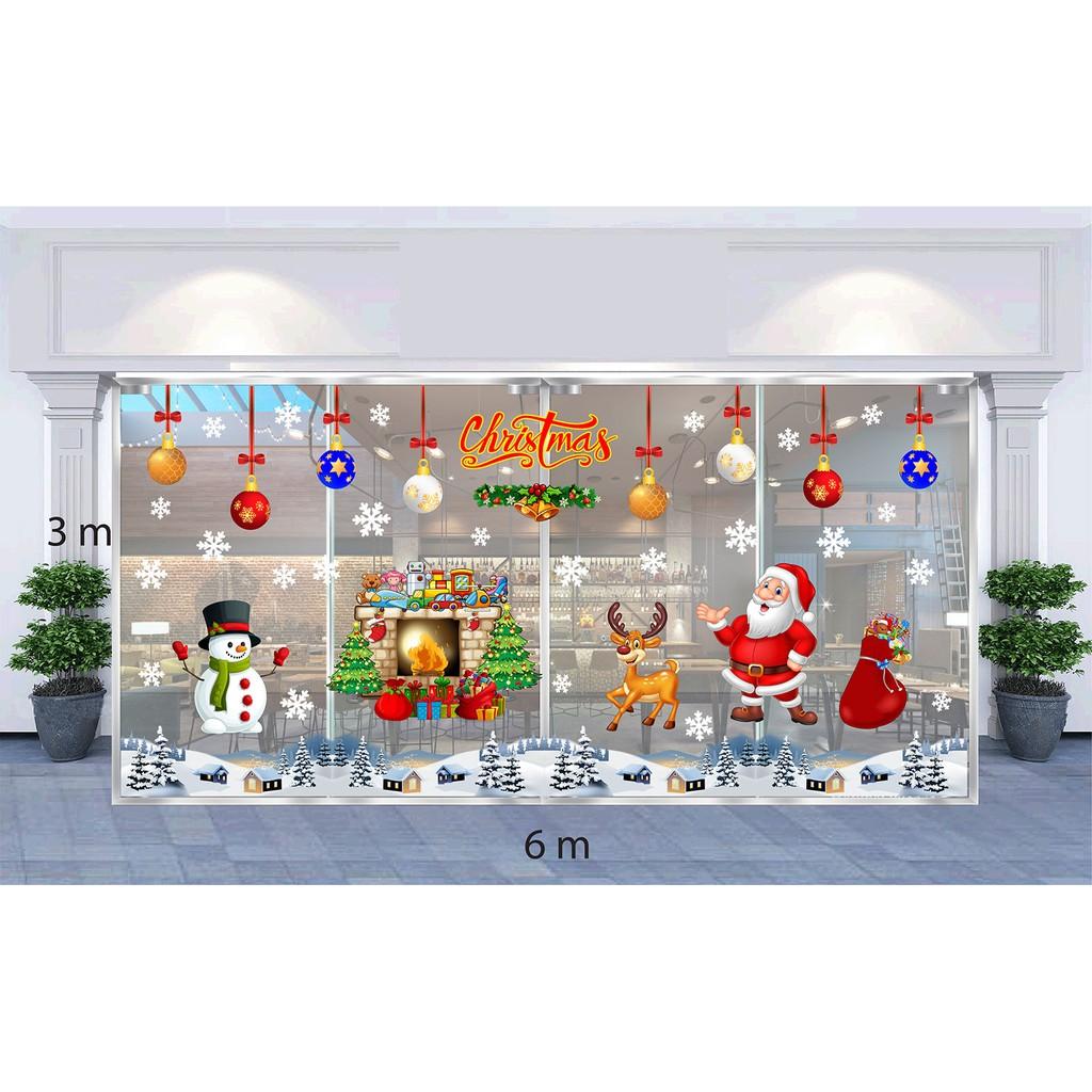 DECAL TRANG TRÍ NOEL 2021 COMBO SỐ 31