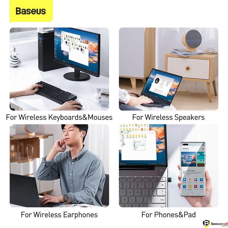 Baseus -BaseusMall VN Bộ chuyển đổi Bluetooth mini Baseus BA04 USB