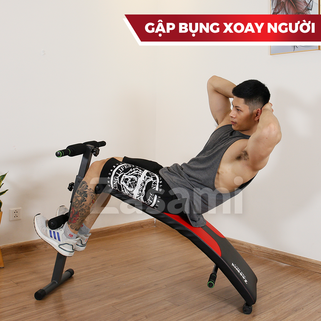 Ghế cong tập bụng Zasami SGC-8511