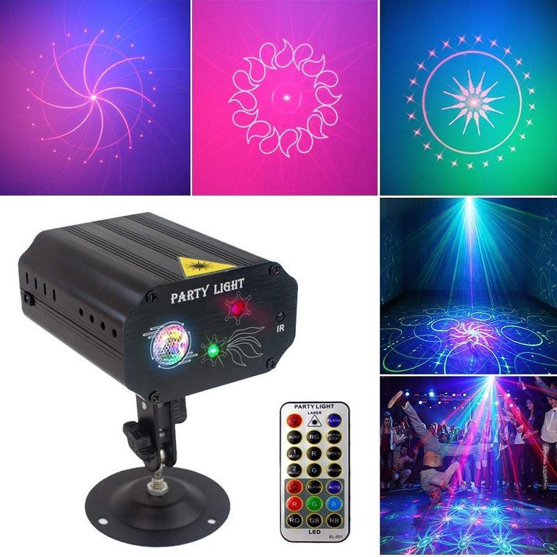Đèn Laser Mini Điều Khiển Bằng Giọng Nói Cho Phòng Dj
