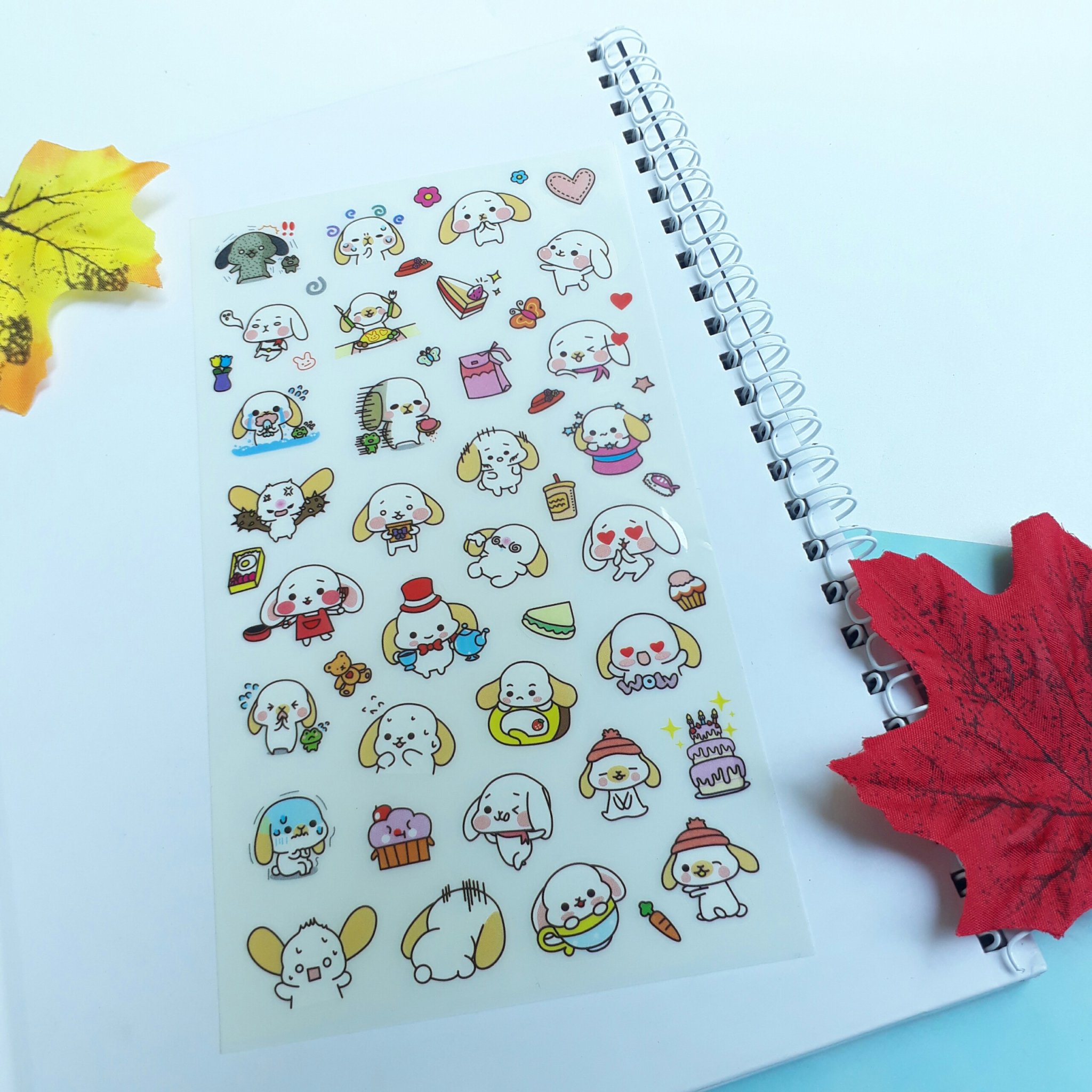 Bộ 6 Miếng Sticker Cún Con Happy