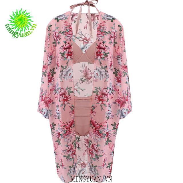 Set Đồ Tắm In Họa Tiết Hoa Quyến Rũ Dành Cho Nữ