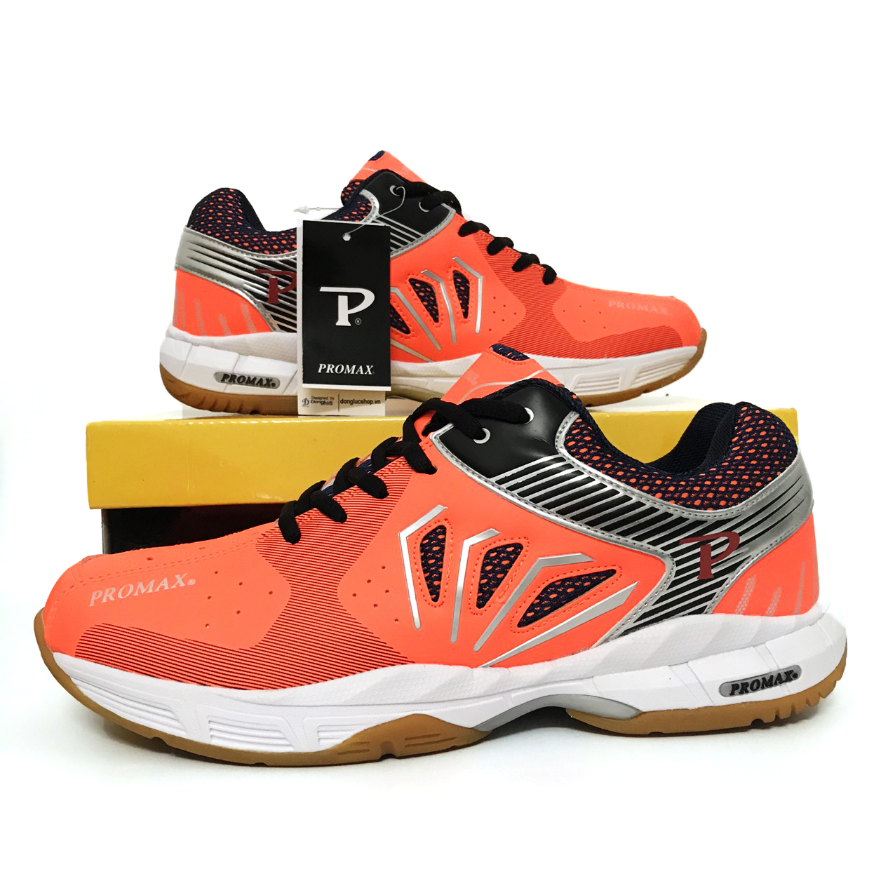 Giày bóng chuyền nam nữ chính hãng Promax PR-20001 mẫu mới đế kếp 2 lớp