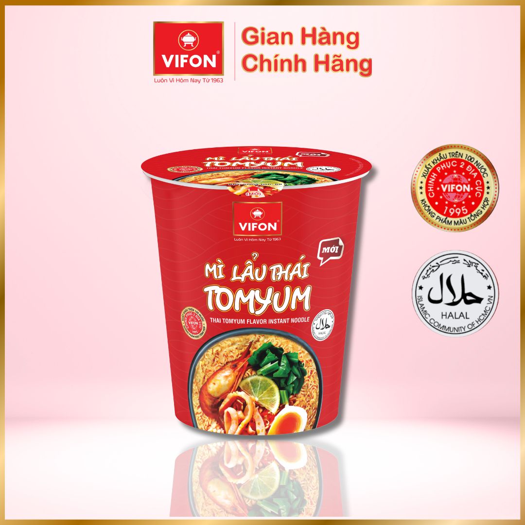 Thùng 24 Ly Mì Lẩu Thái Tomyum NGON NGON VIFON