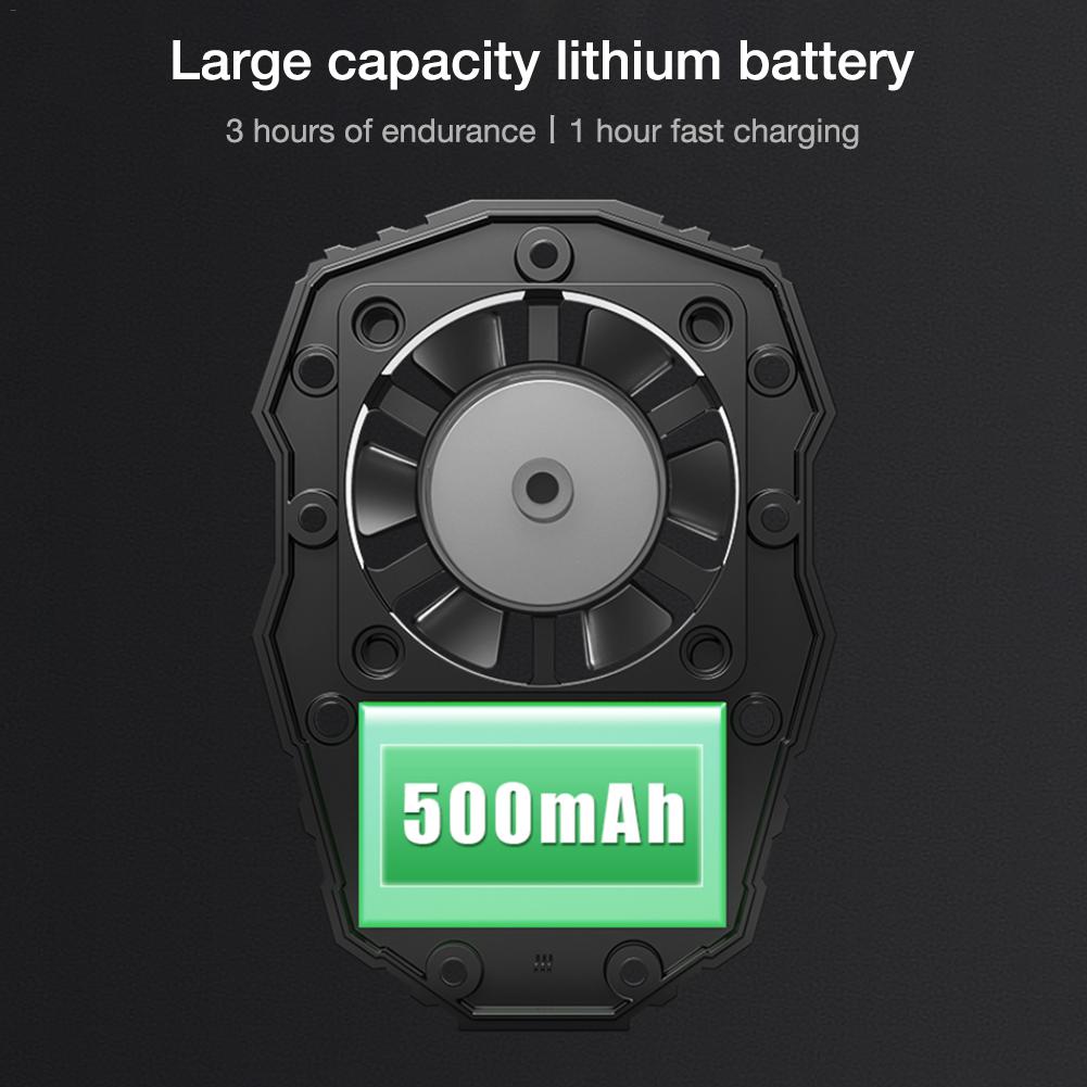 Mobile Phone Cooler Silent Phone Radiator for PUBG Controller Handle LED Light Cooling Fan