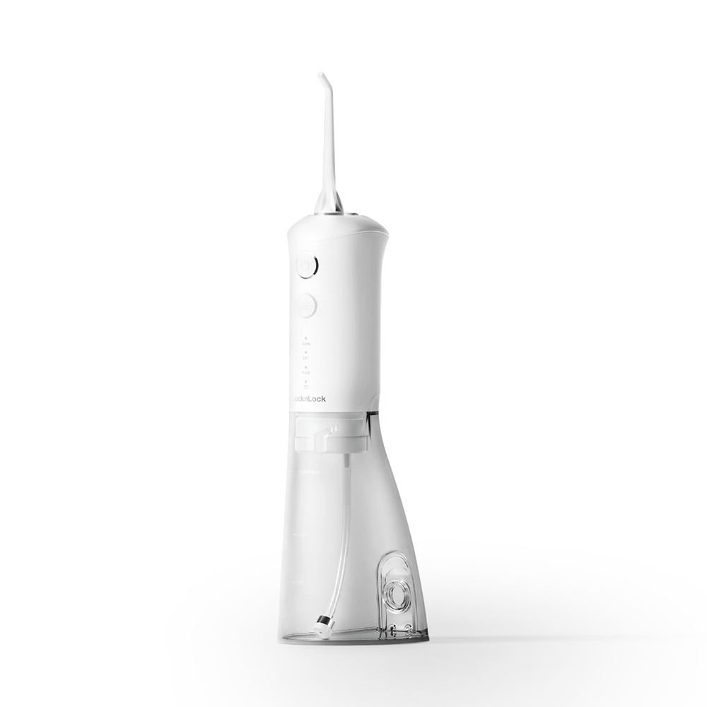 Máy Tăm Nước LocknLock ENR164WHT 300ml, Hàng Chính Hãng, 3 Chế Độ, Chống Nước IPX7 - JoyMall