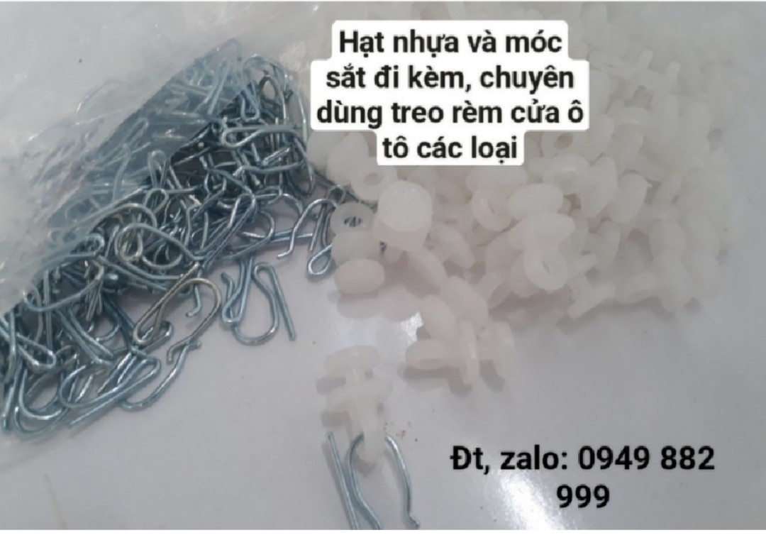 Hạt (bi) Và Móc Treo Rèm Ô Tô