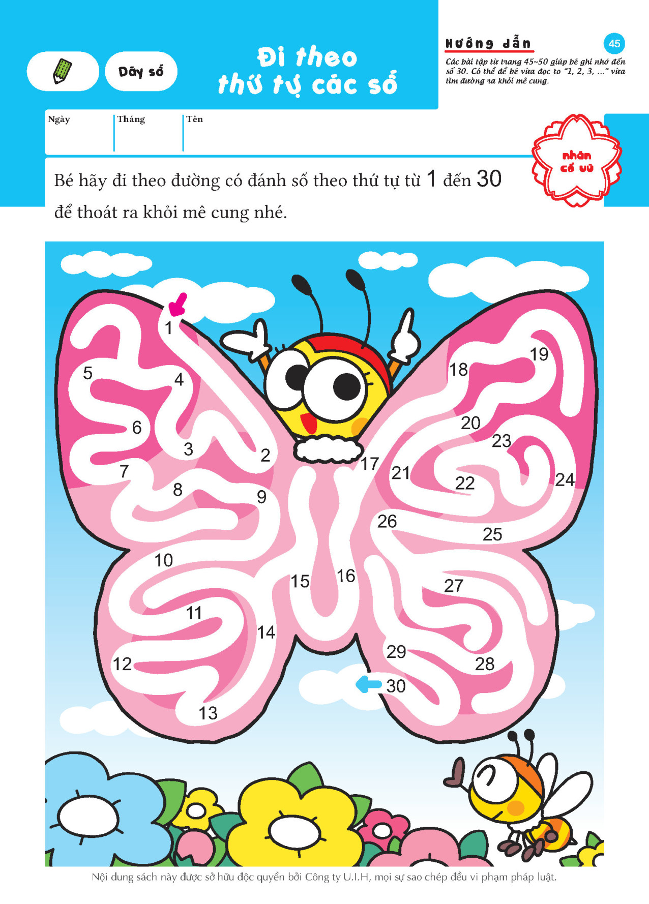 Số đếm (5~6 tuổi) - Giáo dục Nhật Bản - Bộ sách dành cho lứa tuổi nhi đồng - Thích hợp cho trẻ đã viết được đến số 10