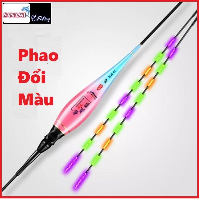 Phao Câu Đài Câu Đêm Nano Bình Minh Đổi Màu Cao Cấp SPC-13 phao câu cá phao sáng câu đêm - Sanami Fishing