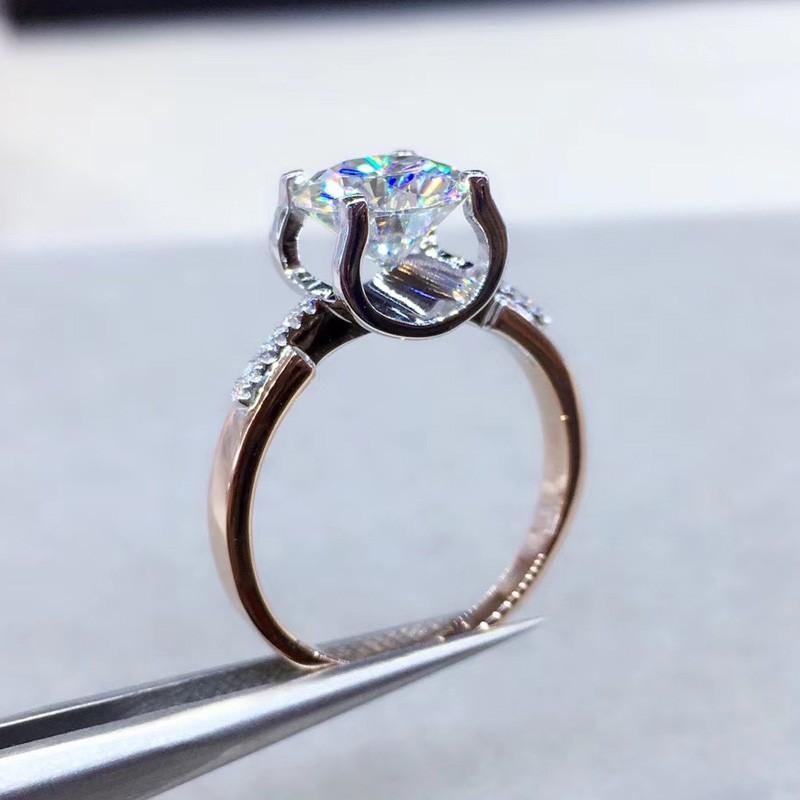 Nhẫn nữ bạc 925 bông hoa đính đá