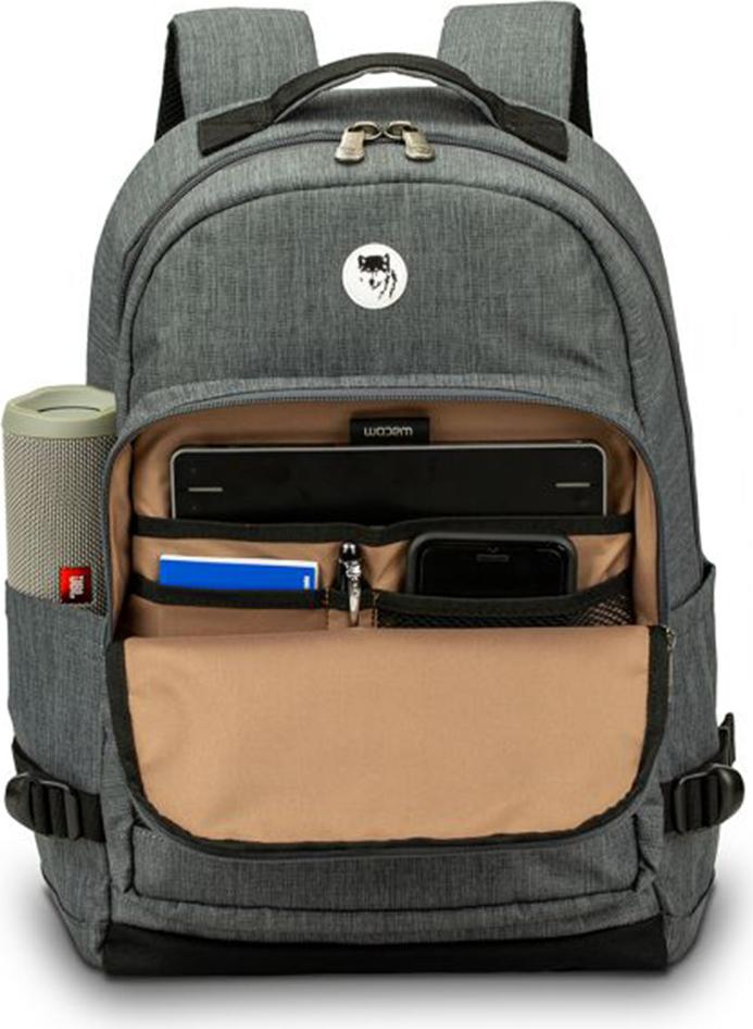 Balo laptop cao cấp 15.6 inch Mikkor The Eli Backpack chống thấm nước, ngăn đựng rộng rãi, ngăn đựng laptop riêng biệt, chống sốc, quai đeo vai được đệm foam PE dày êm thoải mái