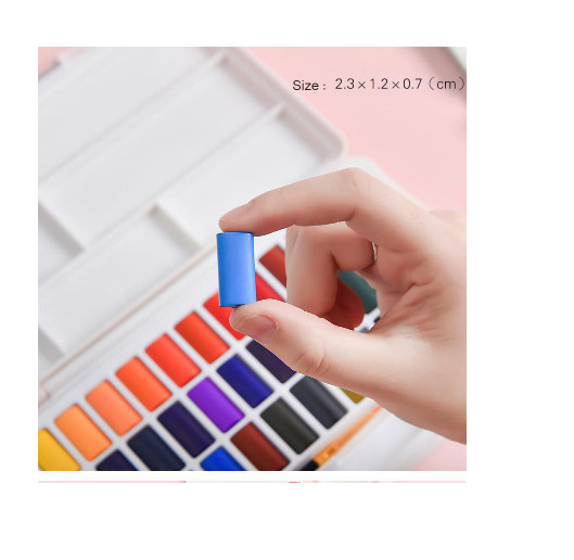 Bộ 24 Màu nước Giorgione chuyên nghiệp, hộp nhựa cao cấp, tặng kèm cọ vẽ, bút line trắng và khay pha màu.