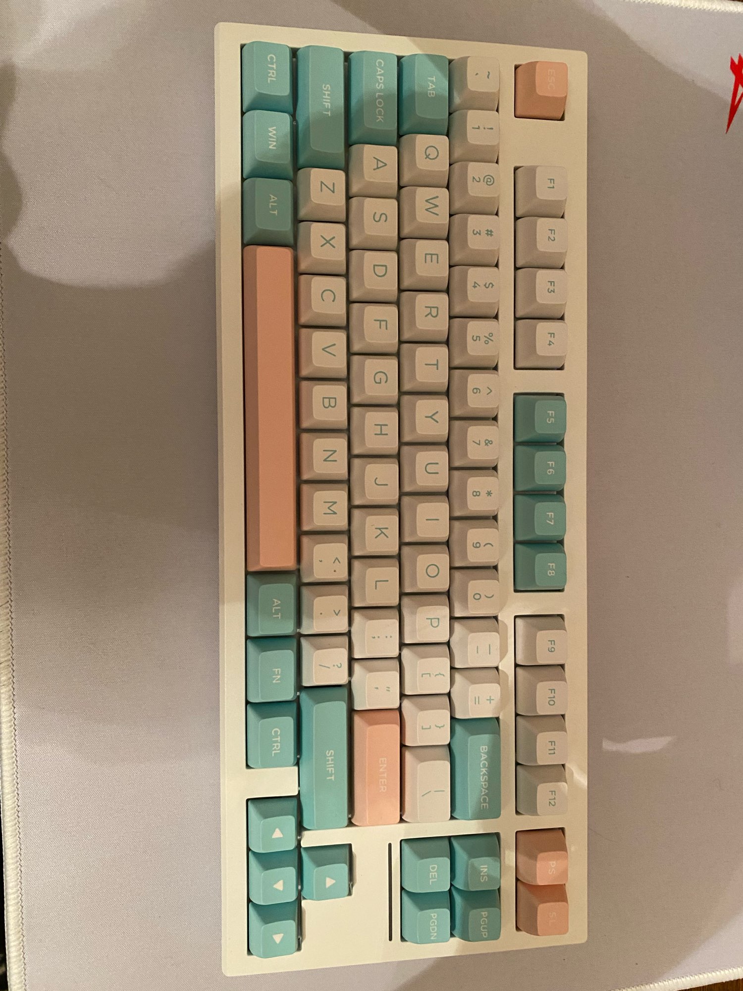 Bàn phím cơ FL-Esports FL750 SAM Polar Night/Mashmallow - Hàng chính hãng