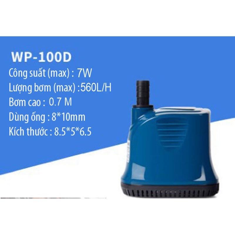 Máy bơm chìm 7W hút đáy, bơm hút đáy 360 độ SOBO WP-100D