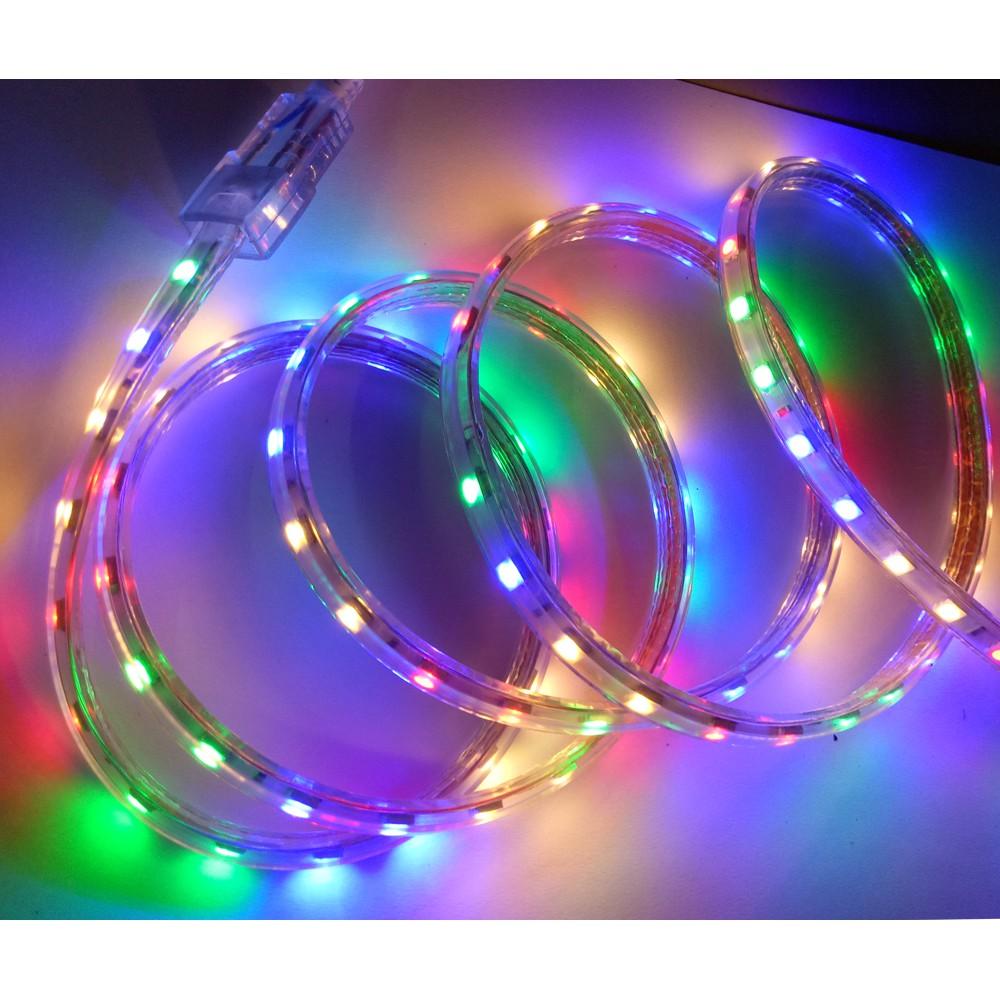 Bộ 10 mét đèn Led dây chớp 5050 4 màu xen kẽ