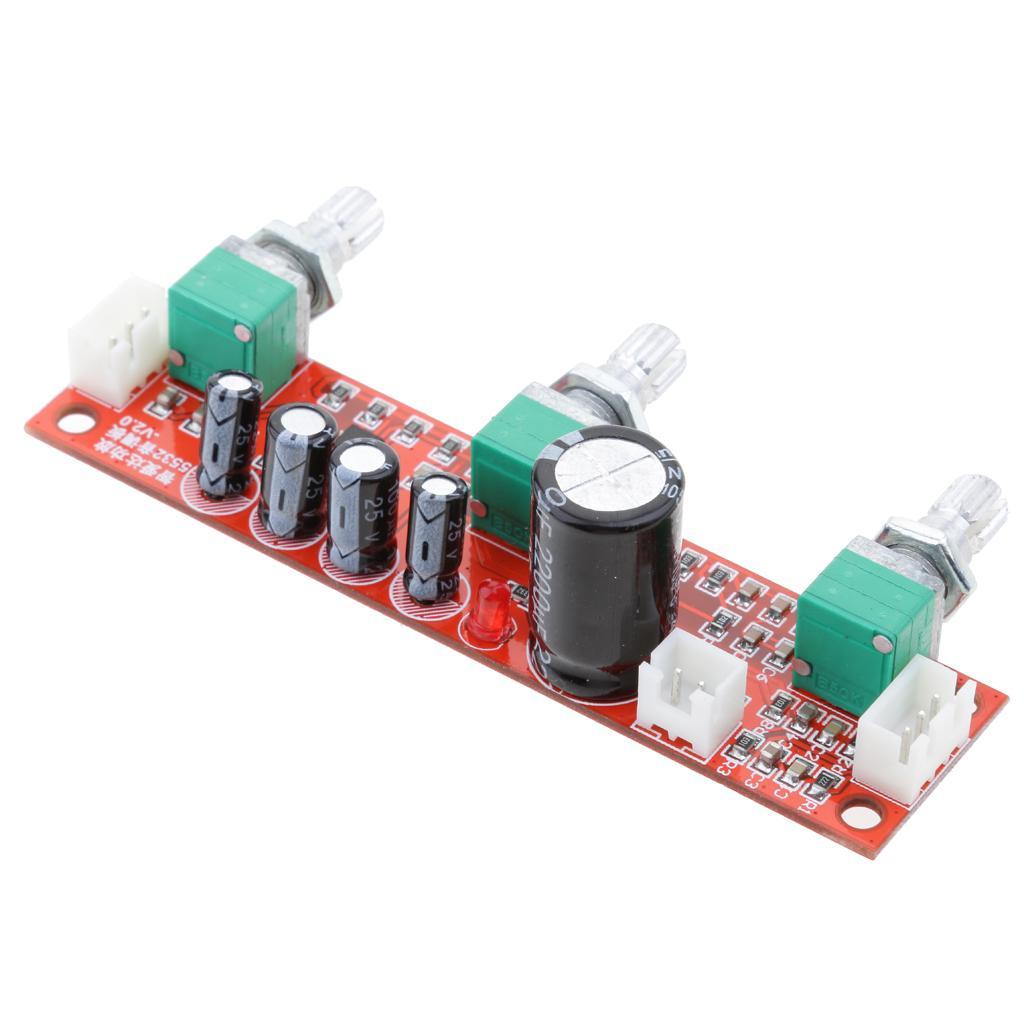 8-10pack NE5532 Preamp Preamplifier Tone Board 2 Channel Bass Treble Volume