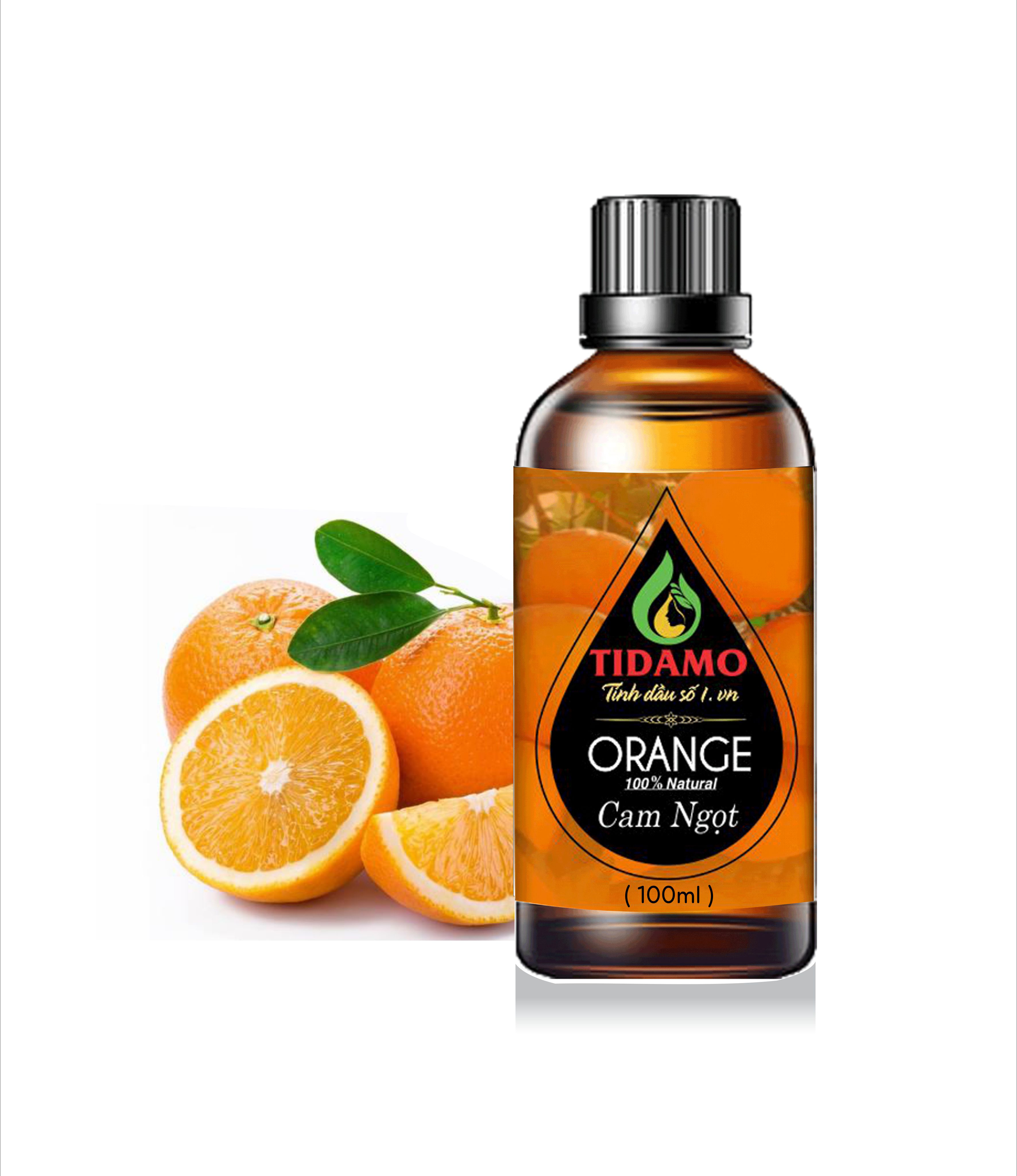 Tinh Dầu Cam Ngọt Nguyên Chất Nhập Khẩu 100ML (ORANGE) - Tinh dầu Cam Xông Phòng, Khuếch Tán Tinh Dầu Giúp Thư Giãn Tinh Thần, Khử Mùi, Xua Đuổi Côn Trùng