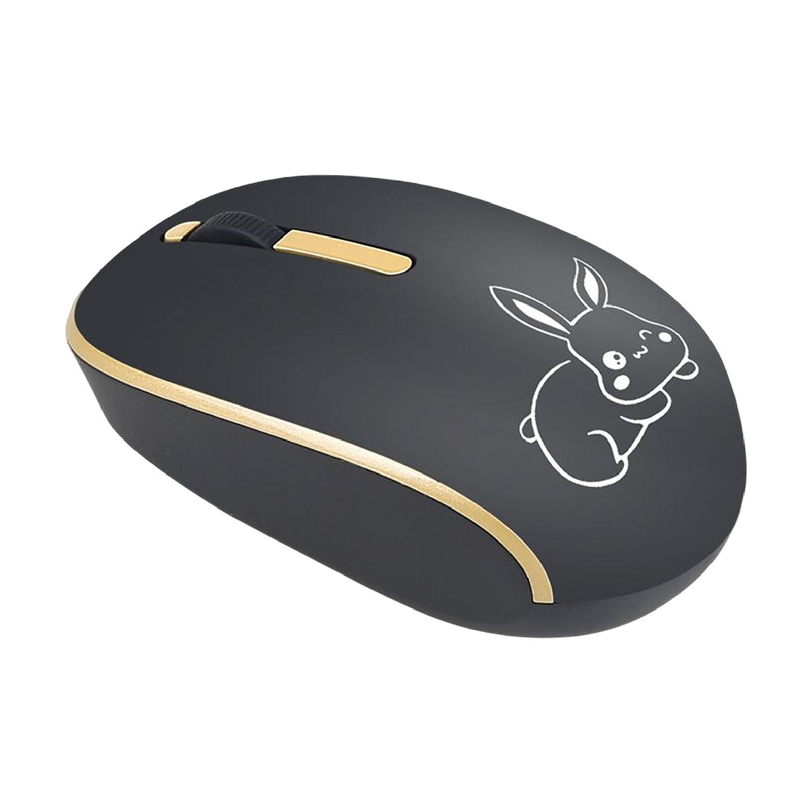 2.4G Wireless Mouse Silent Clicking with USB Receiver for Notebook Desktop