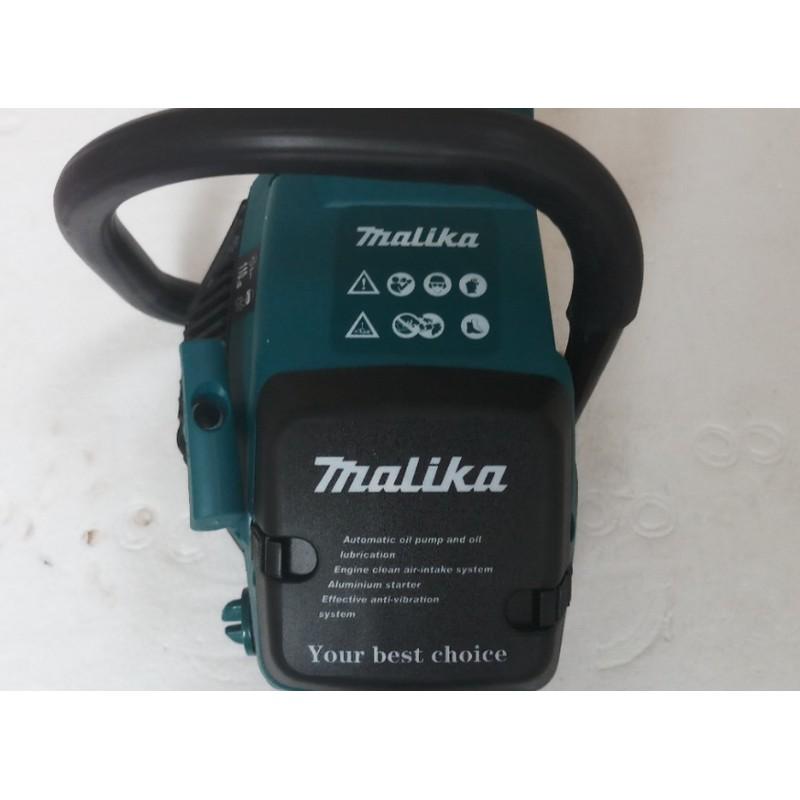 Máy cưa xích chạy xăng Malika, máy cưa xích công suất 2000w, 58CC