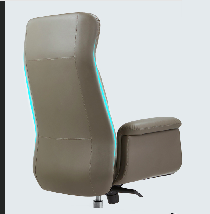 Ghế Giám Đốc Văn Phòng Da Thật / Da Tự Nhiên Siêu Êm Style Đương Đại - Có Ngả Lưng 9816-TT / Dòng Cao Cấp