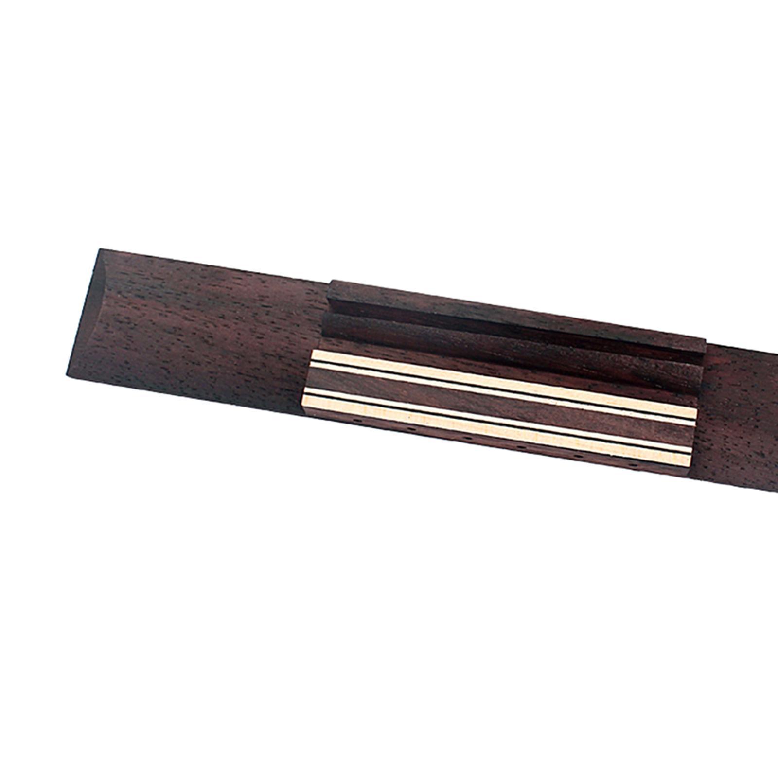 Guitar Bridge Saddle Nut Rosewood Guitar Bridge for Classical Guitar