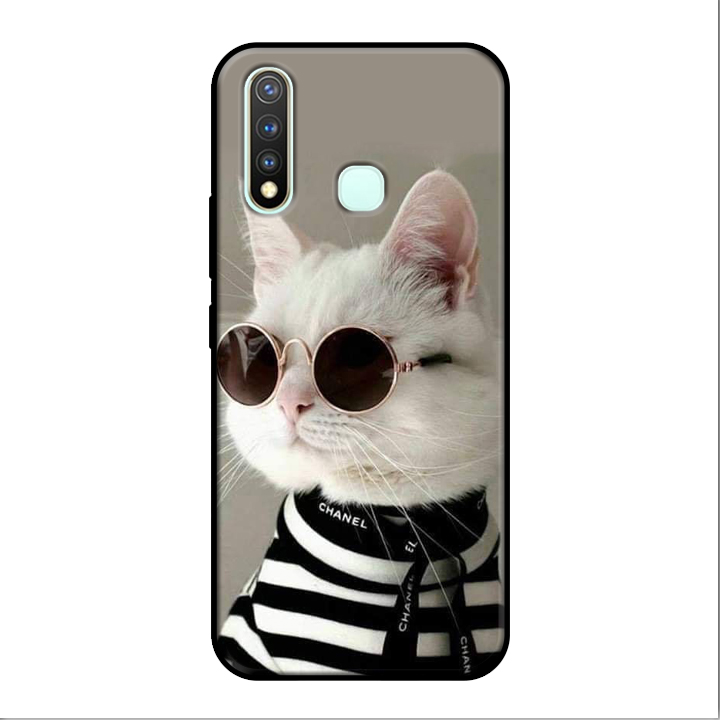 Ốp lưng điện thoại Vivo Y19 viền silicon dẻo TPU in hình Thú Cưng - Hàng chính hãng