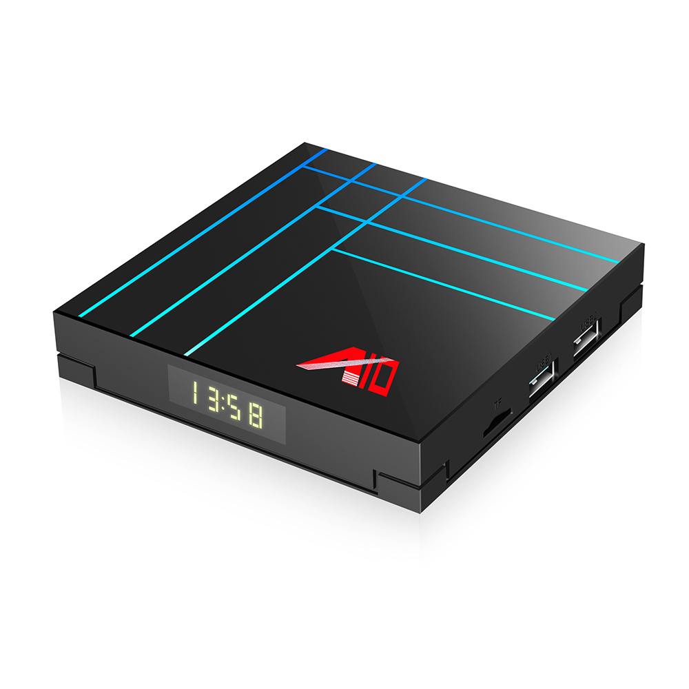TV Box thông minh A10 Android 9.0, RK3318 Quad Core 64 Bit hỗ trợ UHD 4K VP9 H.265/H.264