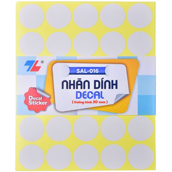 Bộ 2 Nhãn Dính Decal SAL-016