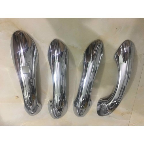 Ốp tay nắm, hõm cửa xe Hyundai SANTAFE 2019-2022 mạ Crom sang trọng