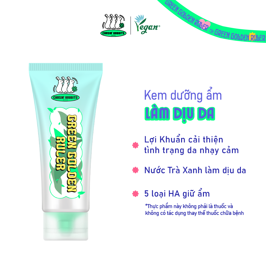 Chasin' Rabbits Kem dưỡng Green Golden Ruler 100ml