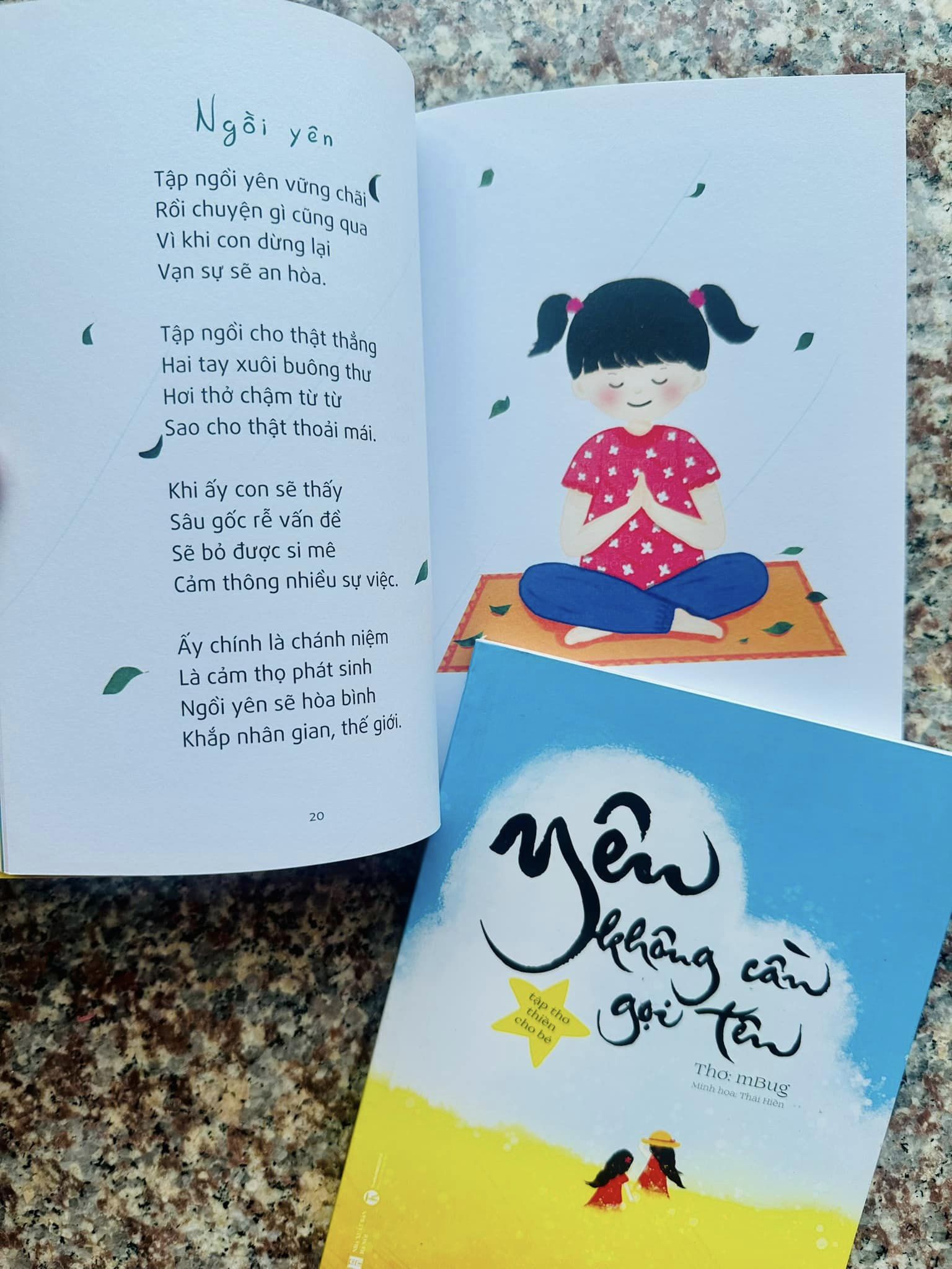 Yêu không cần gọi tên: tập thơ thiền cho bé