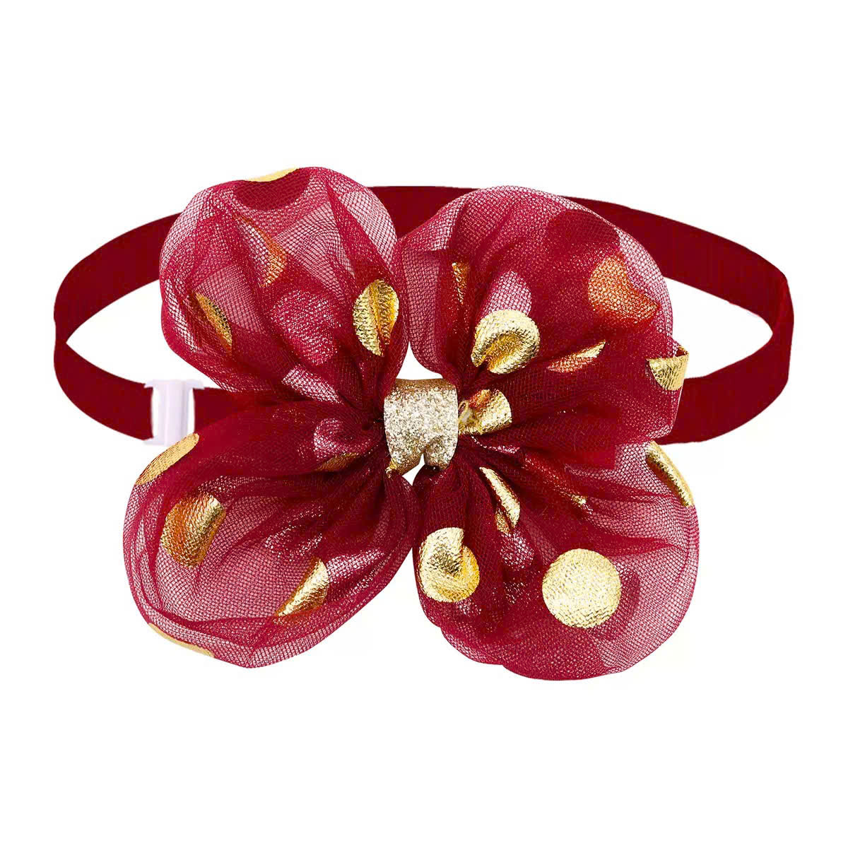 VÒNG CỔ THẮT NƠ DỄ THƯƠNG SANG TRỌNG NƠ REN ĐÍNH SEQUIN SIZE 22-40CM CHO THÚ CƯNG CHÓ MÈO