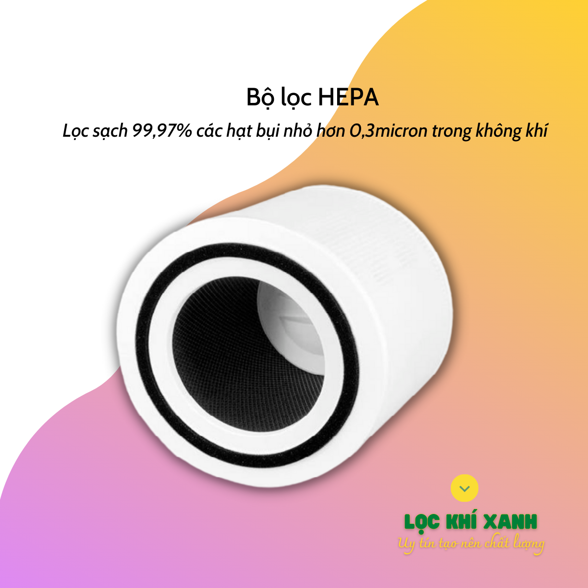 Lõi Lọc tiêu chuẩn cho Máy Lọc Không Khí Levoit Core 300/300S RF. Bộ lọc Hepa 3 lớp giá rẻ chất lượng cao