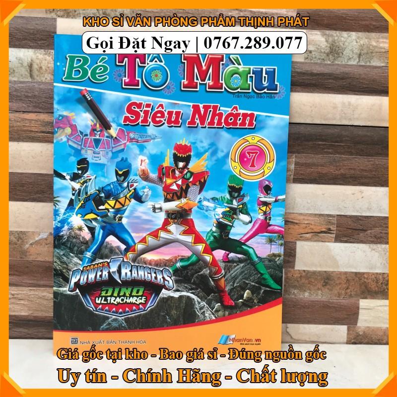 BÉ TẬP TÔ MÀU SIÊU NHÂN