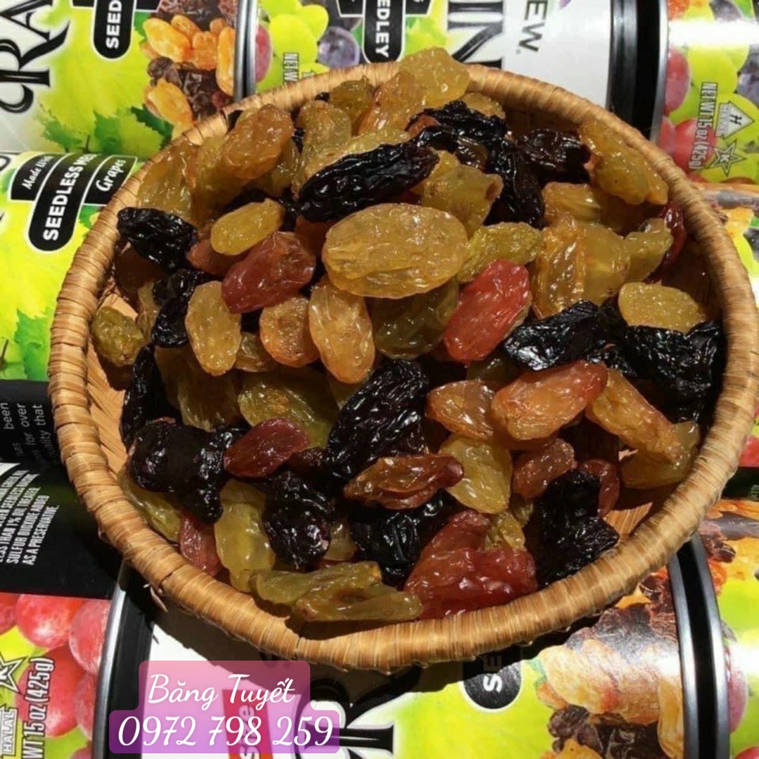 Nho khô Sunview Raisin hộp 425gram hàng mới ngon nhất - Mỹ