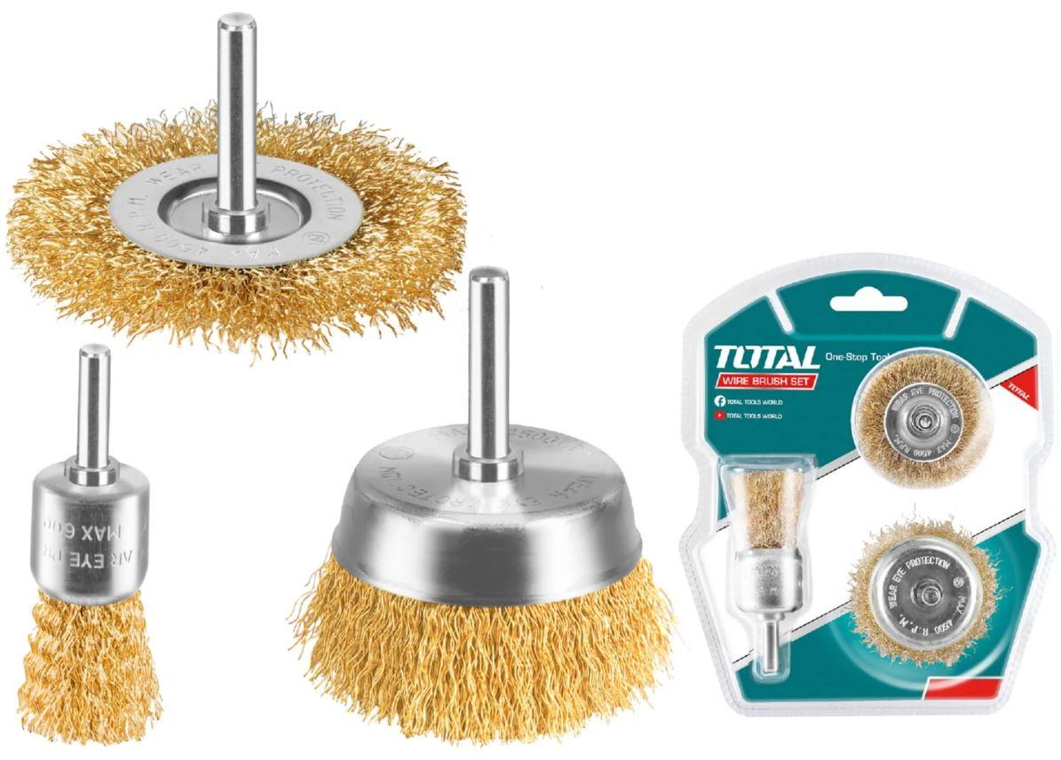 BỘ 3 BÁNH CƯỚC VÀ CHỔI CƯỚC TOTAL TAC310031 - HÀNG CHÍNH HÃNG
