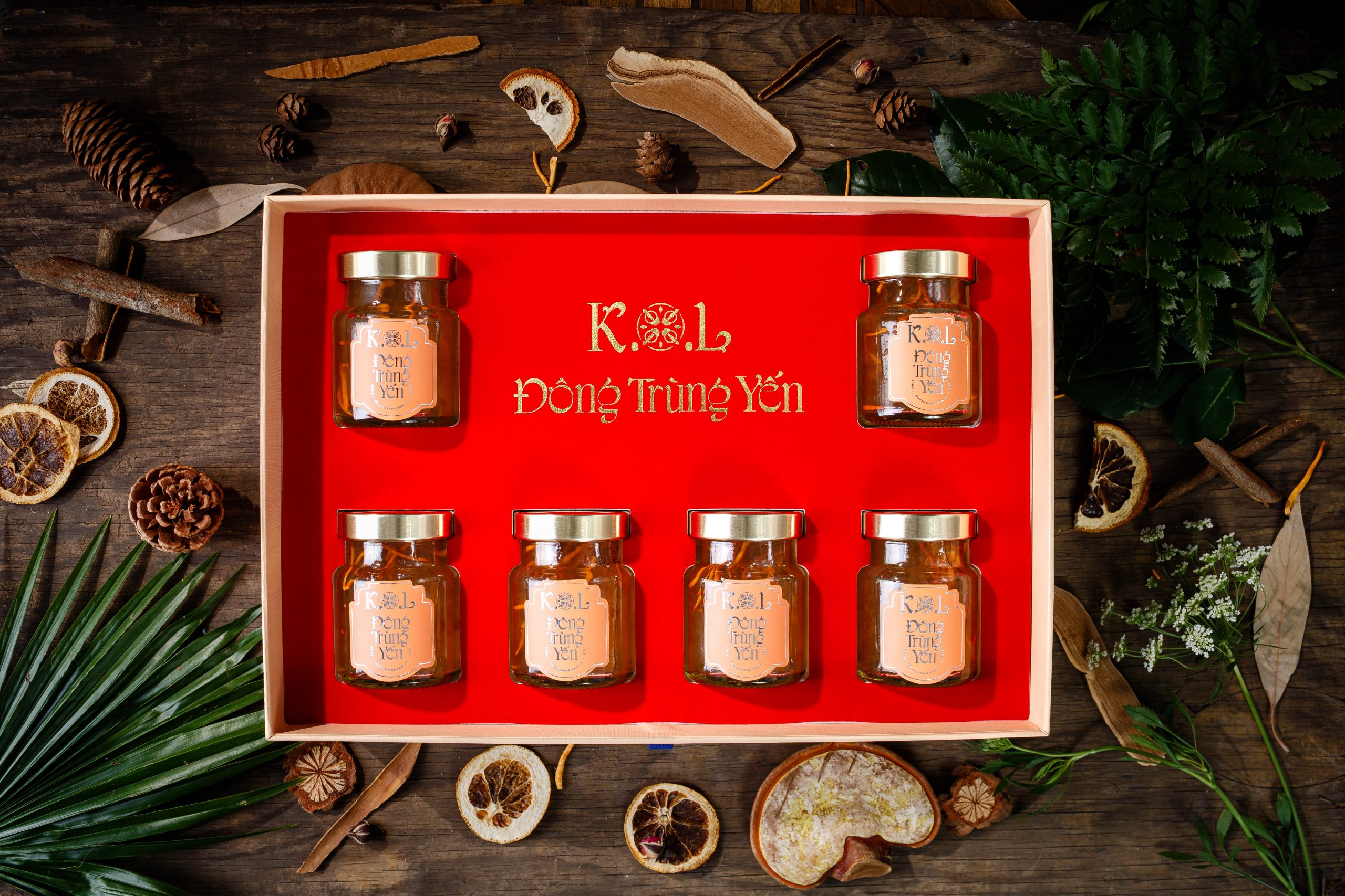 Combo 6 Hũ Đông Trùng Yến Premium Nguyên Chất BIO HOPE, Kết Hợp Giữa Đông Trùng Hạ Thảo Và Yến Sào Nguyên Chất