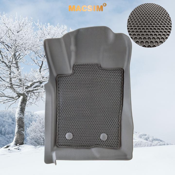 Thảm sd3 dạng lưới lục giác 2 lớp F.ord Ranger/ F.ord Raptor 2022-2026 màu đen bề mặt cao su siêu sạch nhãn hiệu Macsim (2 lớp tổ ong sd3 ct)