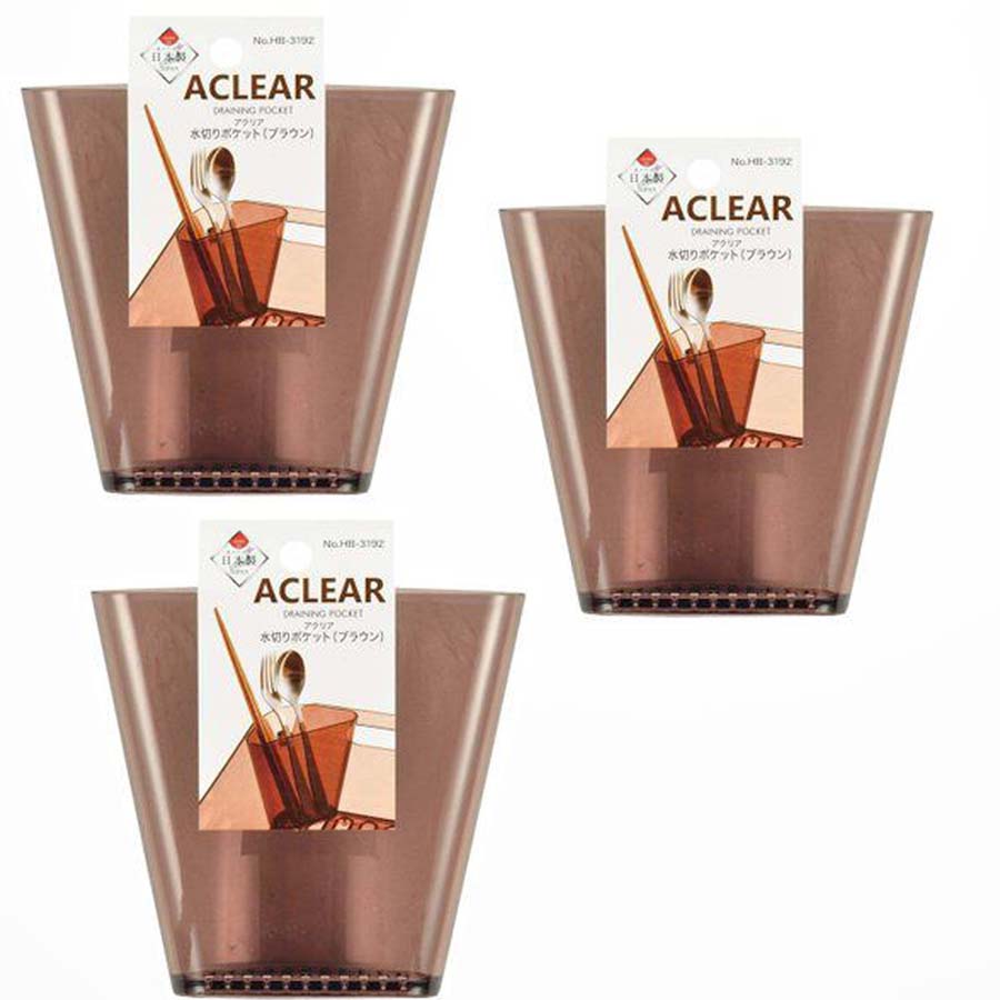 Bộ 3 ống cắm đũa thìa tam giác cao cấp  - Hàng Nội Địa Nhật