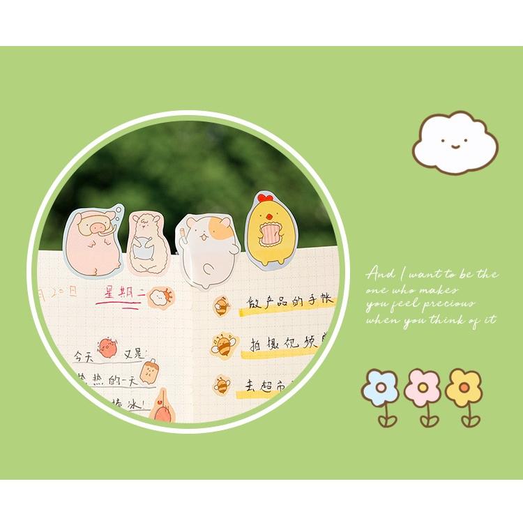 Sổ Tay Sticker 335 Nhãn Dán Trang Trí Nhật Ký Kế Hoạch Kawaii Nhật Bản Mẫu 2