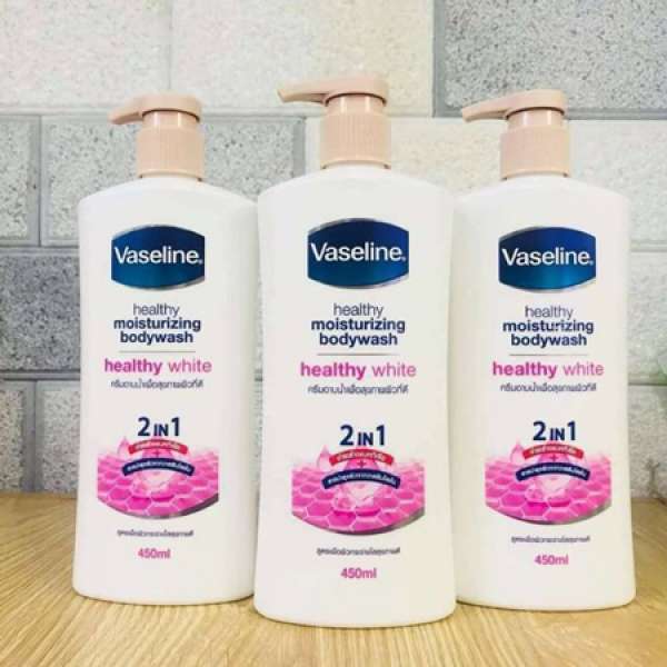 SỮA TẮM VASELINE Healthy White Body Wash 2IN1 THAILAND 450ml( không có tem phụ- không xuất hóa đơn )