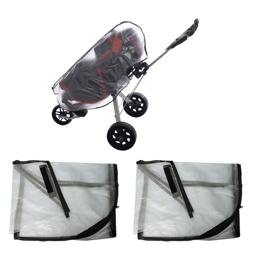 2 Waterproof Golf Club Travel Bag Rain Cover