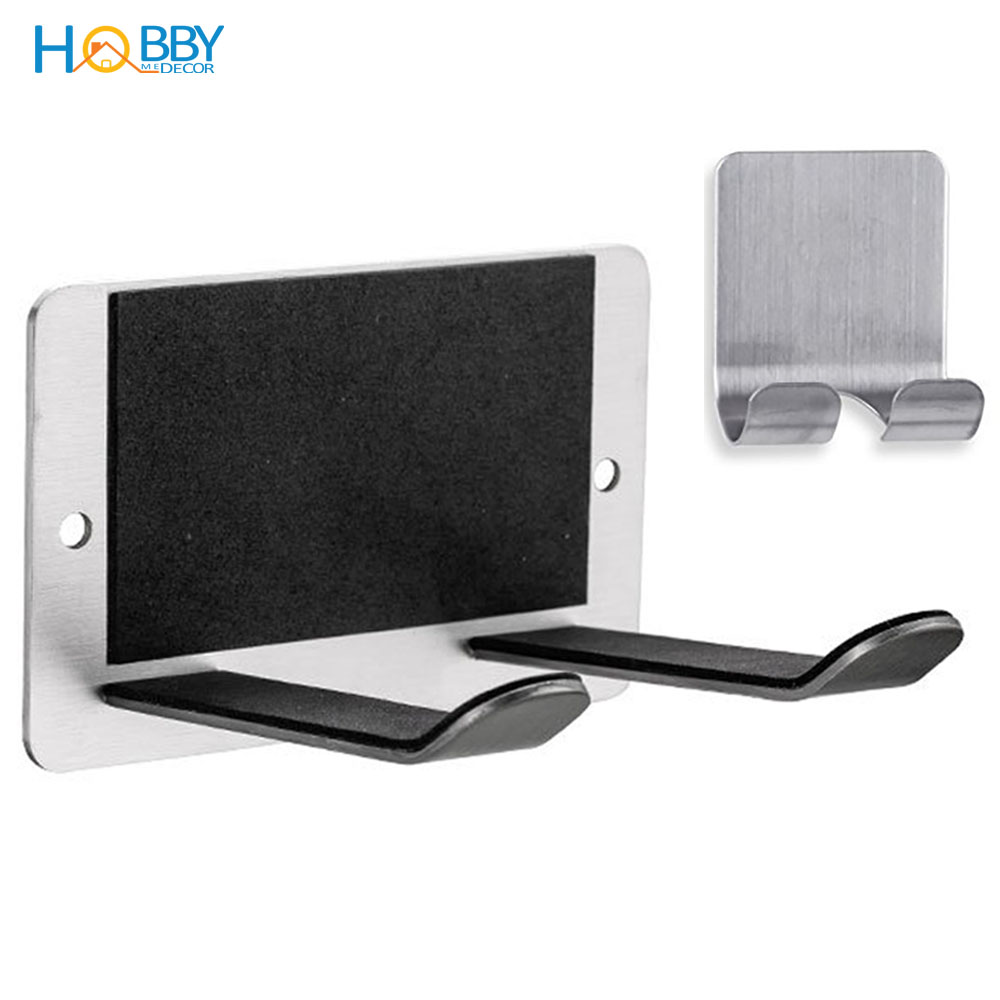 Giá treo máy sấy tóc inox 304 gắn tường HOBBY Home Decor MS3PC