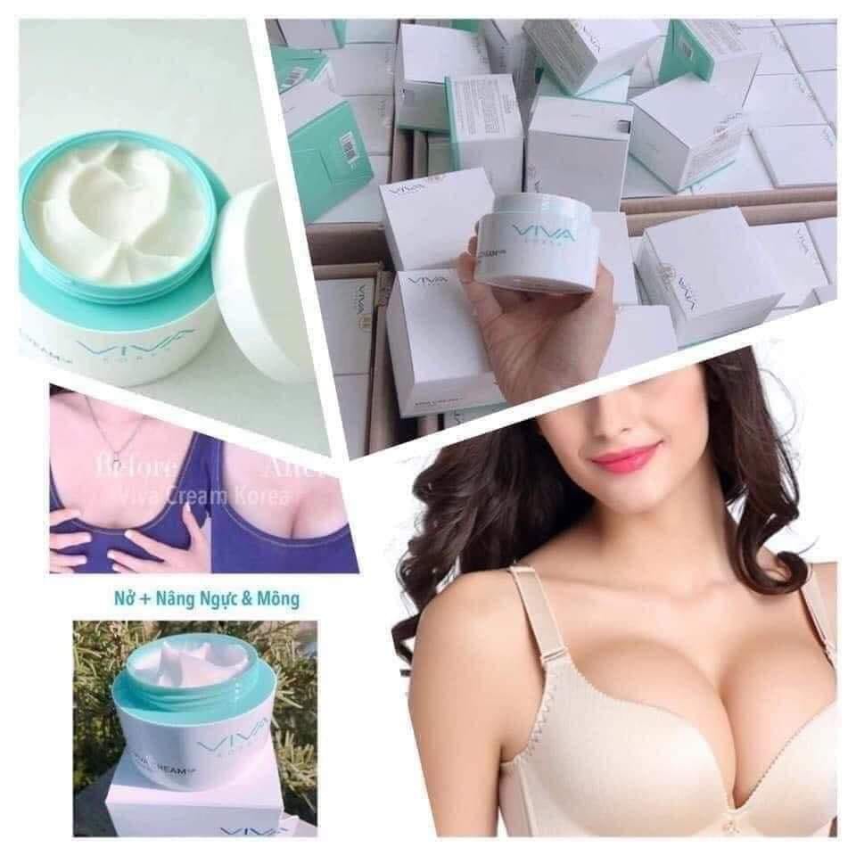 Kem Nở Ngực Viva Cream 100g Giúp Chị Em Sở Hữu Vòng Một Đầy Đặn Căng Tràn Sức Sống Bán Chạy Số 1 Hàn Quốc