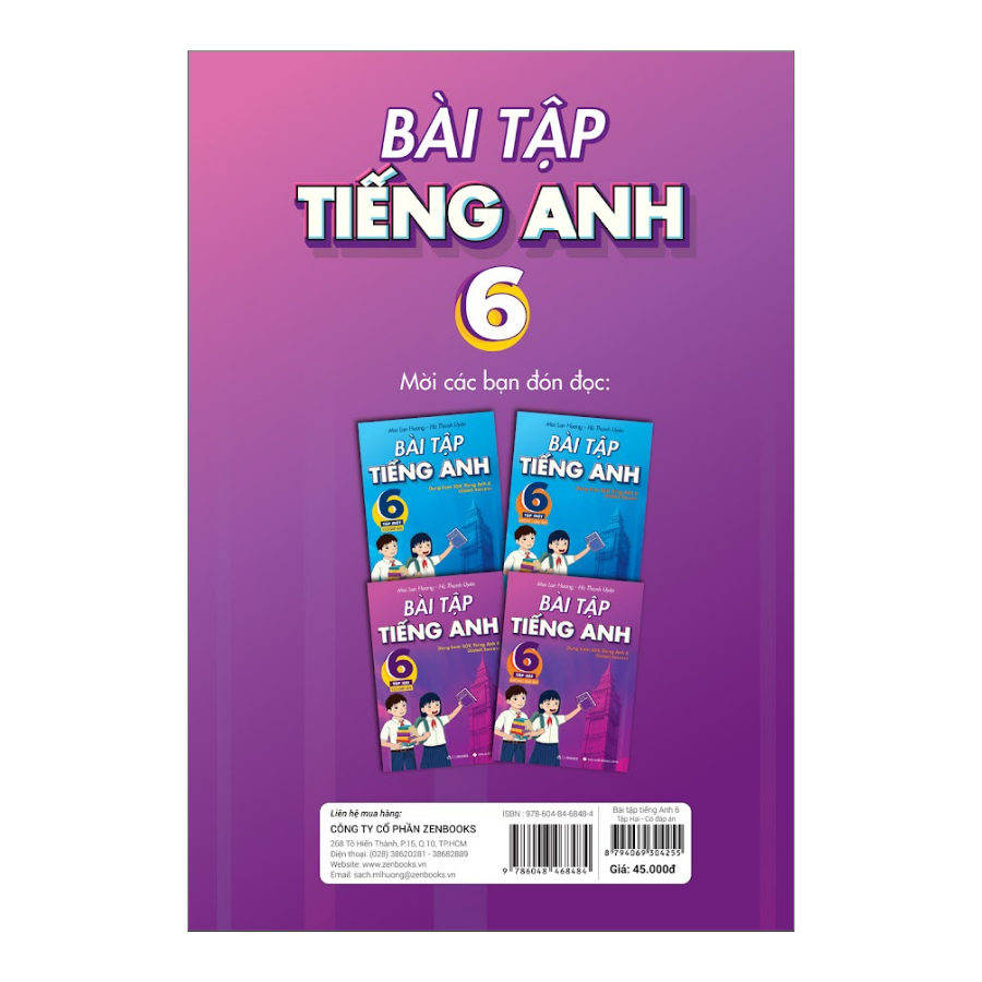 Bài Tập Tiếng Anh Lớp 6 Tập 2 (Có Đáp Án) (Dùng Kèm SGK Global Success)