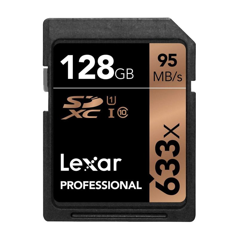 Thẻ Nhớ SDXC Lexar Professional 633x 128GB UHS-I 95MB/s LSD128GCB1AP633 - Hàng Chính Hãng