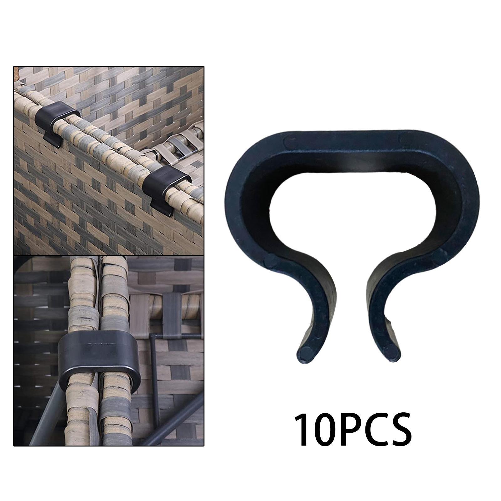 10 Pieces Patio Wicker Furniture Clips Chair Fasteners Patio Sofa Clips