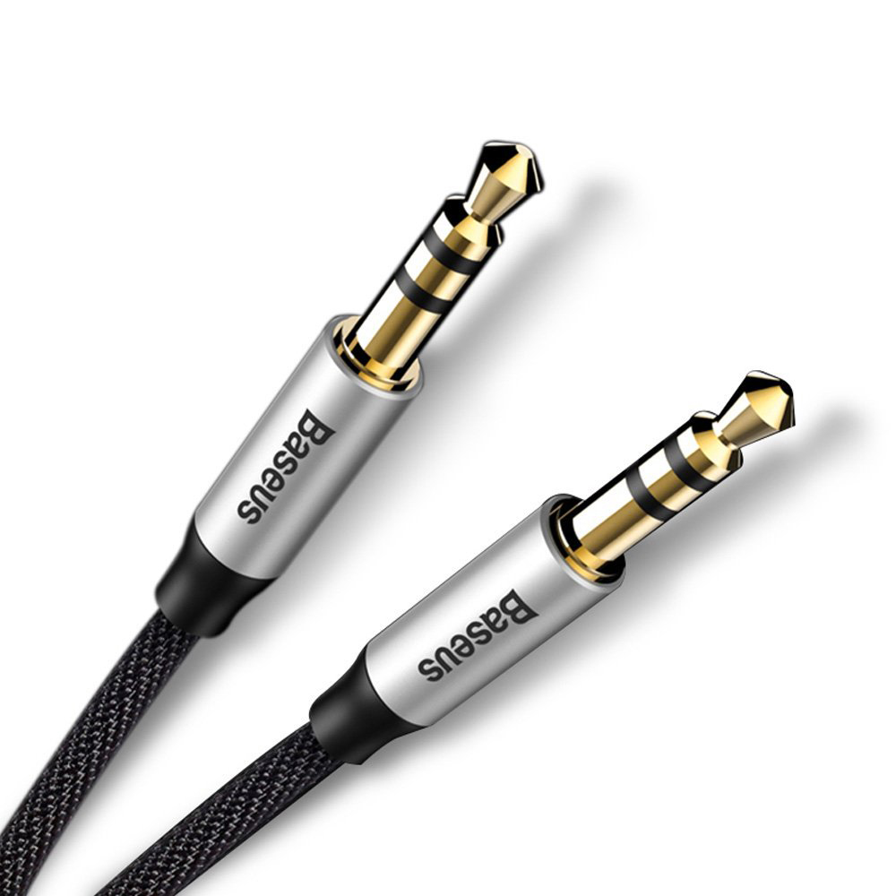 Cáp âm thanh Baseus M30 - AUX Audio 3.5mm  - truyền tải âm thanh chất lượng cao- Hàng Chính Hãng